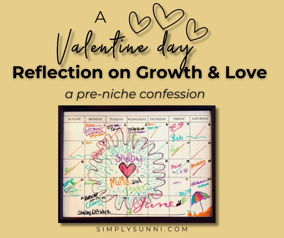 Erasing the Message or Rediscovering the Message: A Valentine's Day Reflection on Growth and Love image for social media.