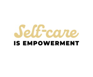 Graphic image for Self Care is important.