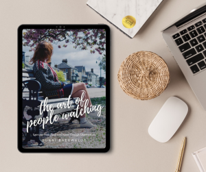 The Art of People Watching on a tablet.
