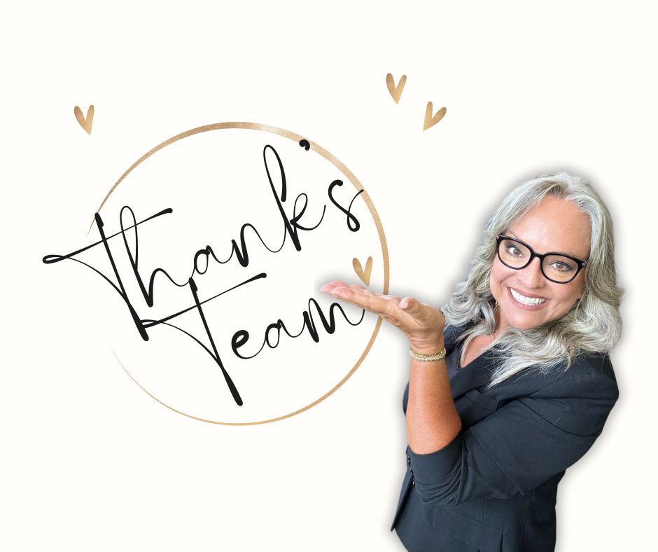 Featured social media post for the blog titled Thanks Team.