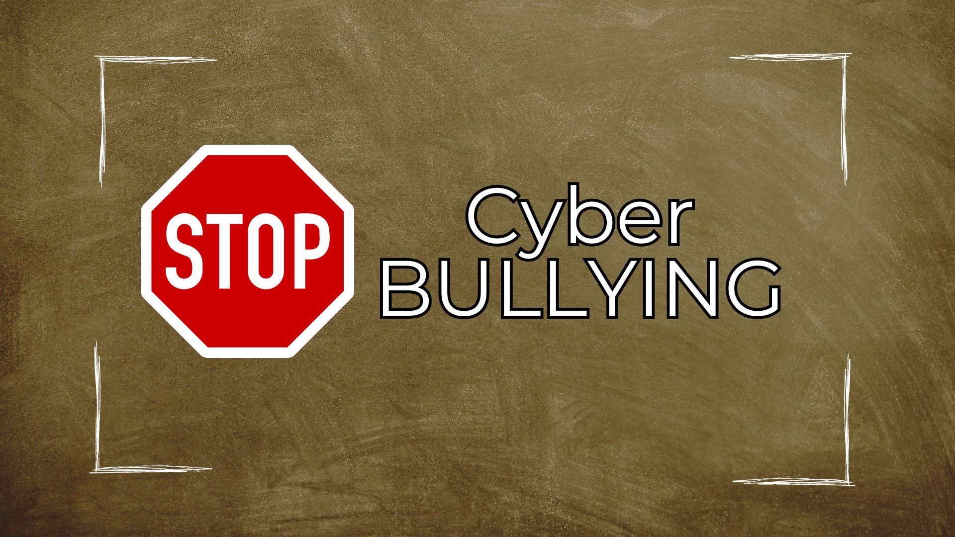 Stop Cyber Bullying poster for Top Advantages and Disadvantages of Social Media.