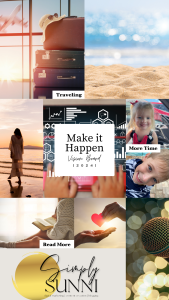 Vision board example for Simply Sunni 2.