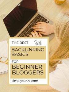 Beast backlinking basics for beginner bloggers image of a blogger laying on the floor typing.