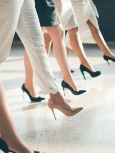 Ideal Demographic image fo women walking powerfully for Simply Sunni.