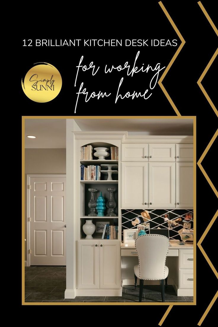 work-from-home -kitchen-desk- remodel-ideas