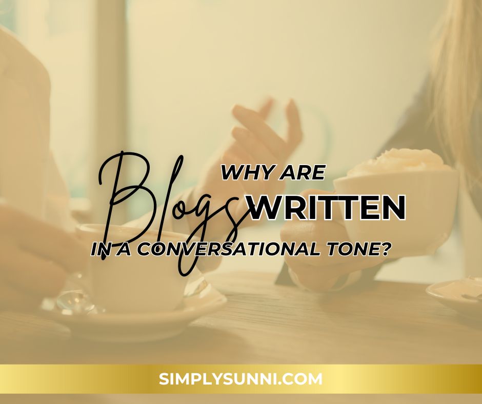 Branded image of a conversation for conversational tome blog post.