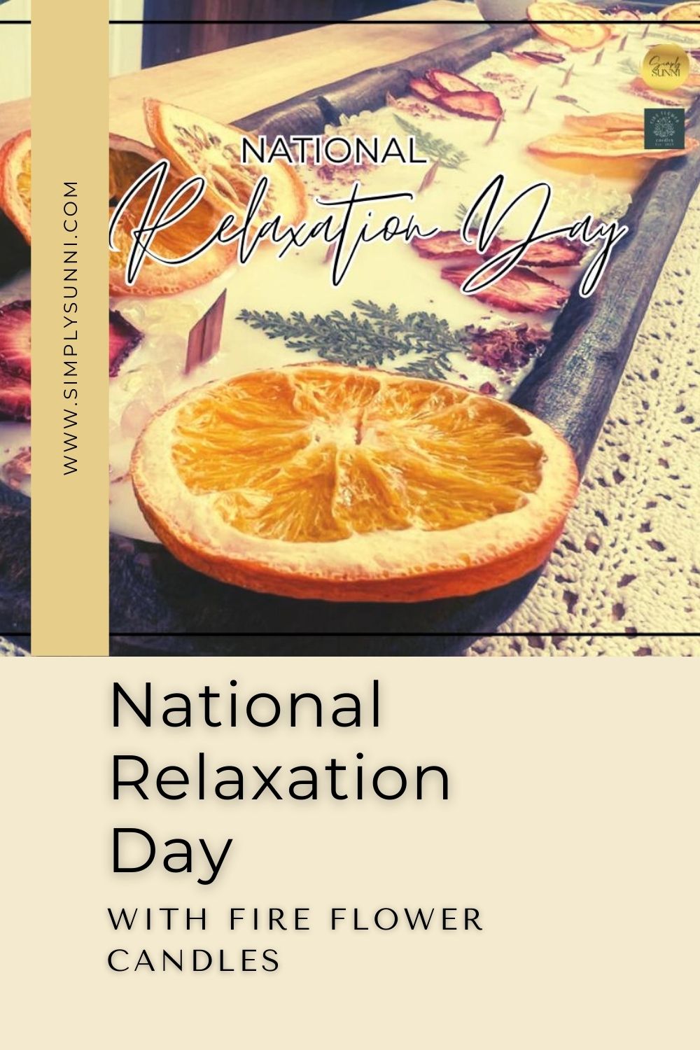 National Relaxation Day Pin