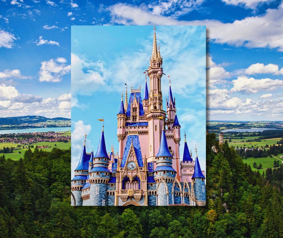 Featured blogger, guest blog post for a Disney mom, image of the castle.