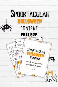 Halloween Content Freebie