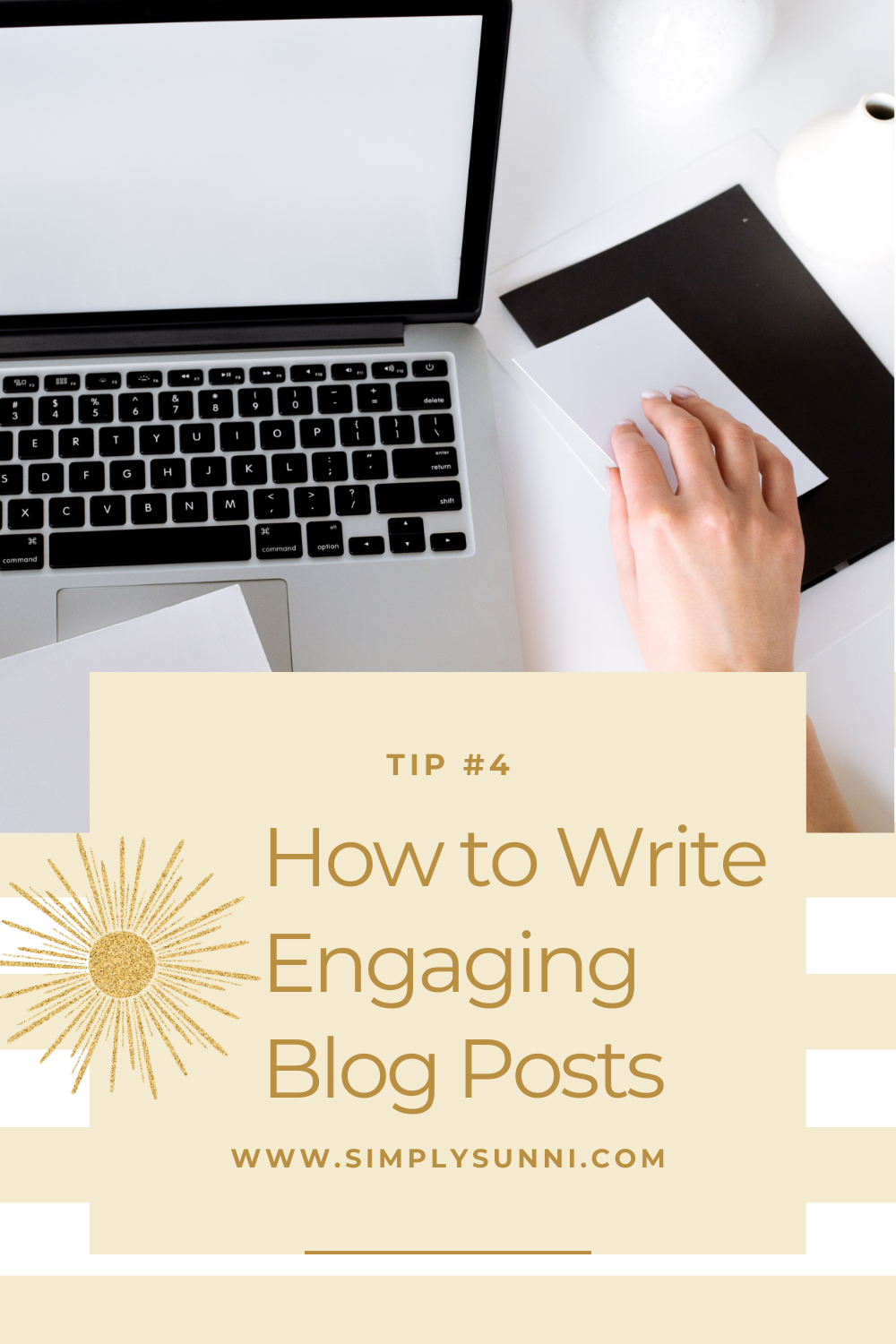 how to write engaging blog post pin.