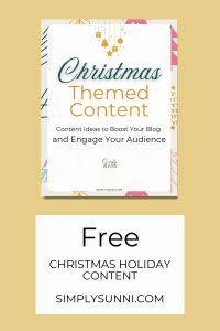 Christmas Themed Content Pinterest