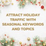 Christmas white background with pine and ornaments for the attract holiday traffic post.