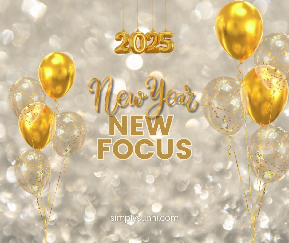 New Year, New Focus Featured Image for the blog post for 2025.