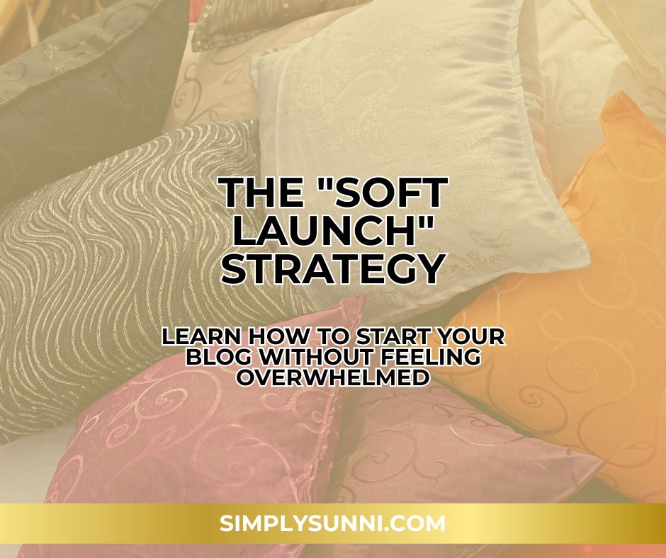 A pile of pillows are in the background for a blog on the soft launch strategy.