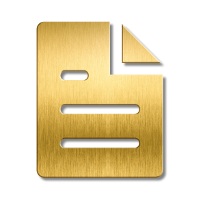 PDF icon in gold for Simply Sunni.