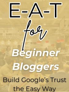 Image showing a food court of people eating as a play on the E-A-T method for beginner bloggers.