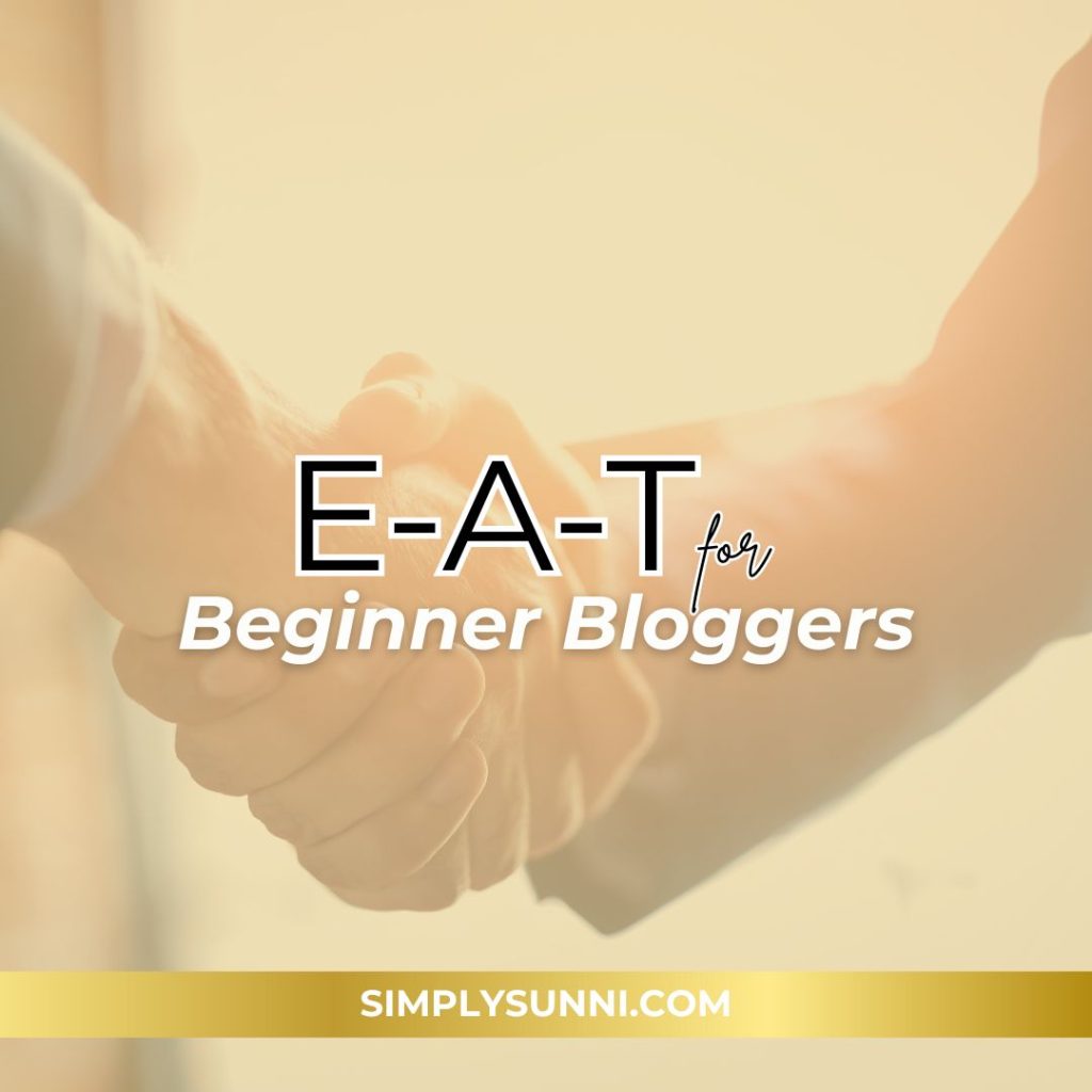 Shaking hands image to illustrate the E-A-T method for beginner bloggers.