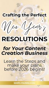 Pinterest Pin for Crafting the Perfect New Year's Resolutions.